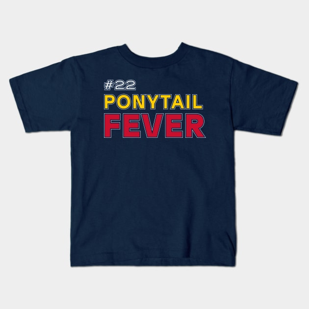 Ponytail Fever #22 Kids T-Shirt by Ashes of Sound